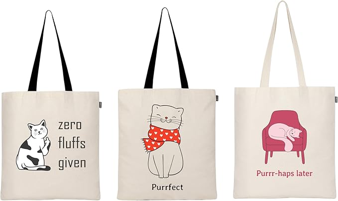 Eco Right Tote Bag for Women, Reusable Grocery Bag, Canvas Tote Bag for Shopping, Cotton Bag for Daily Use, Gifts for Women