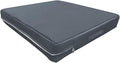 ANANMEI Dog Bed Covers Replacement Washable, 30L X 20W X 3H inch Washable Removable Orthopedic, Cooling Gel and Memory Foam pet Bed Protector Cover. Cover only (Gray)