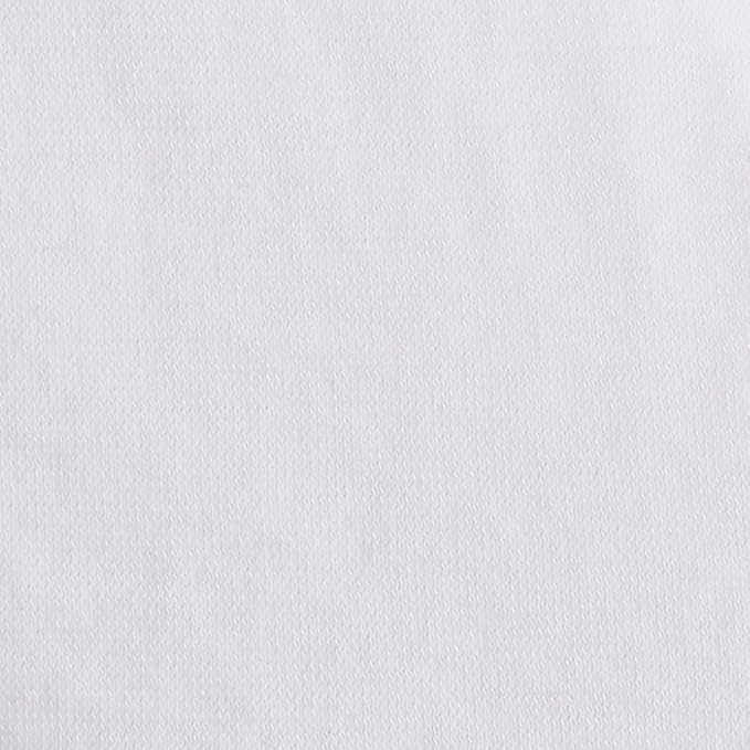 Amazon Basics 3 Piece Bed Sheet Set, 100% Cotton Jersey, Includes Super Soft, Flat and Fitted Sheets, Pillowcase, Twin, White, Solid