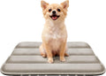 Fogkiss Dog Bed Mat, Reversible Dog Crate Pad with Washable Kennel Mat and Soft Foam, Flat Pet Bed for Dogs & Cats, for Crates Carriers & Travel (Light Brown, 23" L*14" W*1.5" Th)