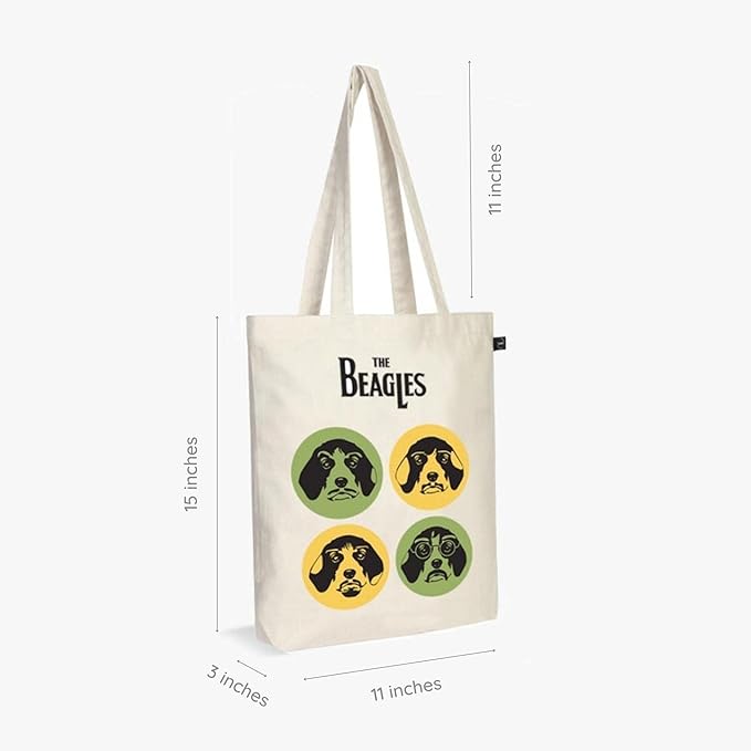 Ecoright Tote Bag for Women with Zipper, Small Tote Bag, Canvas Bag, Reusable Cotton Bag for Beach, Grocery, School & Work