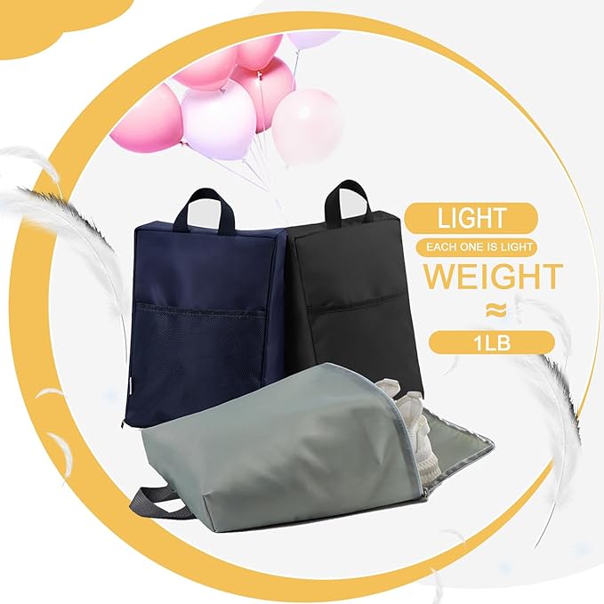 MOGARBRO Shoe Bags for Travel Storage Bag Organizer Bags Travel Accessories Must Haves Shoe Organizer Packing Cubes Beach Swim bag Daily Use Storage Travel Essentials Women Men Navy blue