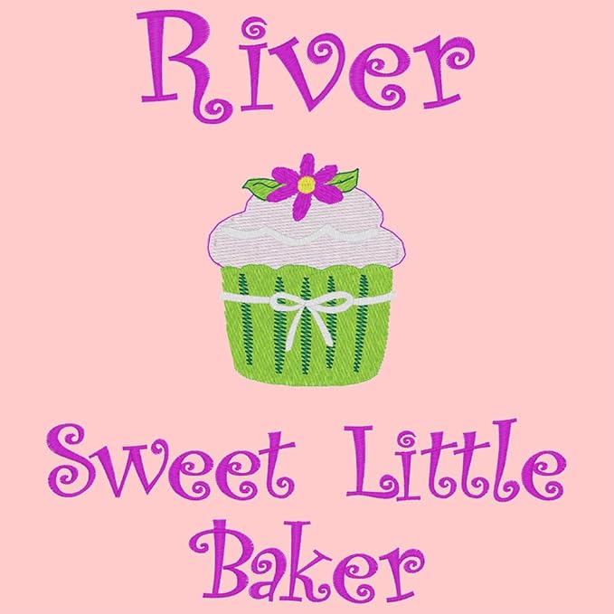 Made in the USA Personalized Embroidered Premium Child Apron and Chef Hat for Kids Girls Boys Fun in the Kitchen Gift