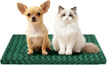 Dog Crate Bed Pad – Reversible Fleece Mat for Small, Medium, Large Dogs – Soft & Washable Anti-Slip Dog Bed Mat for Cages and Kennels – Comfortable, Durable Sleeping Pad for Dogs, Green, S