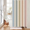 MCCKTIU Vintage Rainbow Boho Shower Curtain for Bathroom Neutral Mid-Century Modern Art Bath Curtain Rainbow Semicircular Shower Curtains for Bathroom Machine Washable Shower Curtain 60x72 inch