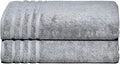 Texmpire Luxury Bath Sheets, 2 Piece Extra Large Bath Sheets (40x65 Inches), Highly Absorbent, Quick Dry, Premium, and Plush Bath Sheets, 100% Organic Turkish Cotton Towels for Bathroom (Grey)