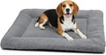 ZENGAOOU Dog Crate Pad for Small to Medium Dogs, 30 x 20 Inch Plush Kennel Mat, Washable, Anti-Slip, Fits Wire or Metal Crates, Travel, Home & Training, Dark Grey