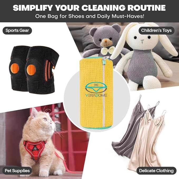 Veradome Laundry Shoe Bag | Shoe Washing Machine Bag | Reusable Laundry Shoe Bag for Washer And Dryer For All Shoe Types And Sizes (2)