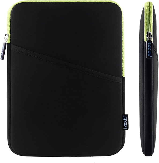 Lacdo Tablet Sleeve Case for 11 inch iPad A16 / 11 inchs iPad Pro M5 M4 / 11" iPad Air M3 M2 / 10.9" iPad / 10.2" iPad / 10.9" ipad Air / 11 Inch Samsung Galaxy Tab A9+ Bag, Fit Magic Keyboard, Green