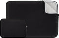 RAINYEAR 11-11.6 Inch Laptop Sleeve Case Soft Lining Carrying Bag Cover with Accessories Pouch, Compatible with 11.6" MacBook Air for 11" Notebook Computer Tablet Chromebook (Black, Upgraded Version)