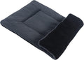 Vetasac Reversible Dog Bed Mat with Plush and Corn Velvet,Soft Warm Pet Cushion, Dual Purpose Washable Sleeping Mattress Bed for Small Medium Large Dog and Cat XB004 (30"x20", Dark Grey)