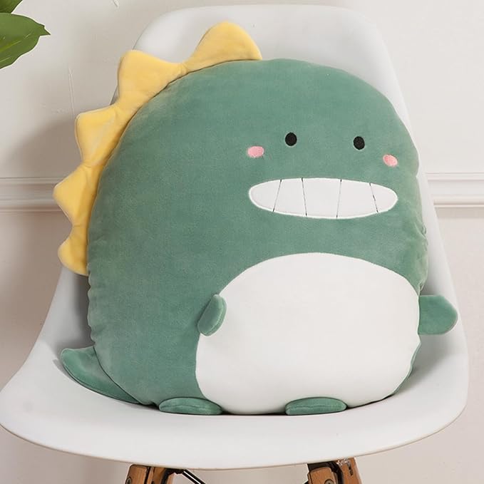 Zielind Dinosaur Plush Pillow, 16 inch Cute Dinosaur Stuffed Animals Toy Dinosaur Plushie Pillow Gifts for Birthday, Valentine, Christmas