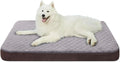 JoicyCo Large Dog Bed, Orthopedic Foam Dog Beds Mattress, 40 inch Joint Relief Pet Sleeping Beds, Non Slip Bottom with Removable Washable Cover, Grey