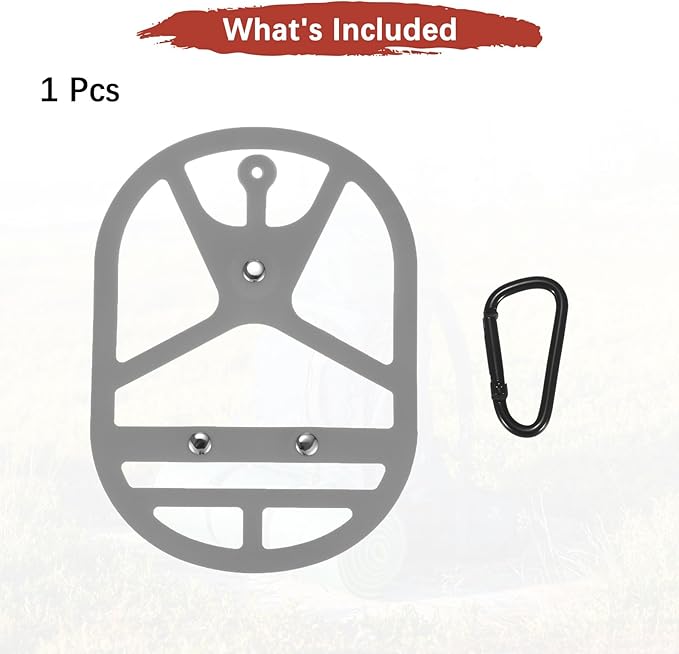 TIXIPEM Shoe Holster for Backpack [1SET] - Elastic Silicone Footwear Holder with Clip Use for Travel & Outdoors & Sports - [Gray-M] Hang Extra Shoes Cleats Boots