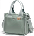 Small Canvas Tote Bag with Zipper, Canvas Multi-Pocket Crossbody Bag Purse Top Handle Satchel Handbags