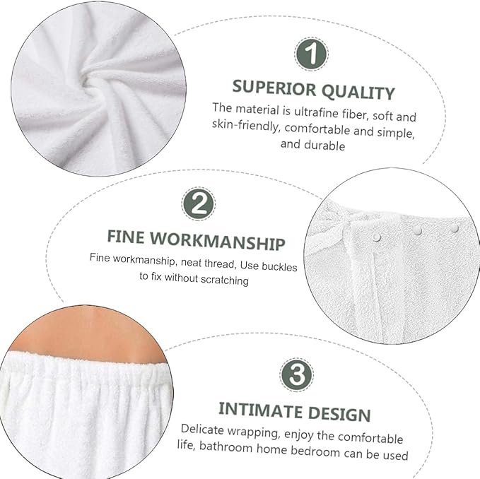 YWZDS Navajo Spa Wrap Bath Towel Set with Hair Turban, Aztec Geometric Absorbent Quick-Dry, Spa Towel Wrap, Towel Robe for Women