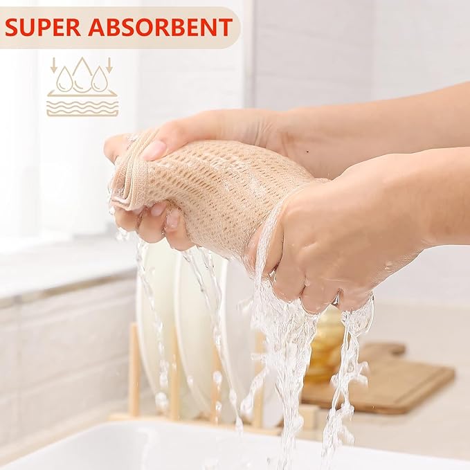 Kitinjoy 100% Cotton Waffle Weave Kitchen Towels, 12-Pack Super Soft and Absorbent Kitchen Dish Towels for Drying Dishes, Kitchen Hand Towels, 13 in x 28 in, Mixed Color