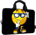 iColor 14 15 15.4 15.6 inch Laptop Handle Bag Case Pouch Holder Notebook Sleeve Neoprene Cover Soft Carring Travel Case for Chromebook 14 15 MacBook Cute Boy ICB-06