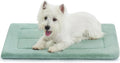 MADE 4 PETS Dog Crate Pad Bed for Small Dogs, Washable & Reversible, Anti-Slip Kennel Mat for Cozy Sleeping, Soft Fluffy Dog Bed for Indoor & Outdoor Use, 24"x18", Green