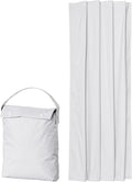 Amazon Basics Portable Blackout Curtain Shade with Suction Cups, 50"W x 78"L, 1 Pack, White