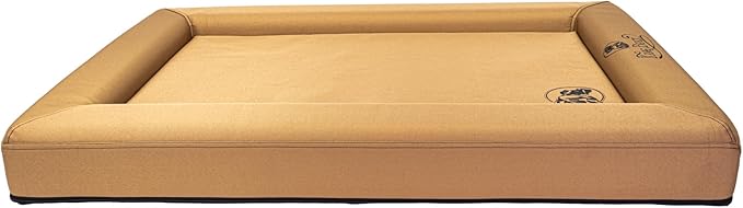 King Buck Orthopedic After-Hunt Dog Bed, Bronze, S