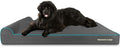 The Dog’s Bed Orthopedic Headrest Dog Bed XXXL Grey/Blue, Memory Foam, Pain Relief for Arthritis, Hip & Elbow Dysplasia, Post Surgery, Lameness, Waterproof Washable Cover, Veterinary Approved