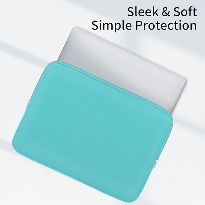 RAINYEAR 16 Inch Laptop Sleeve Protective Soft Case with Accessories Pouch, Specially Compatible with 16" MacBook Pro M1 M2 M3 M4 Pro/Max A2141 A2485 A2780 A2991 A3403 A3186 (Blue, Upgraded Version)