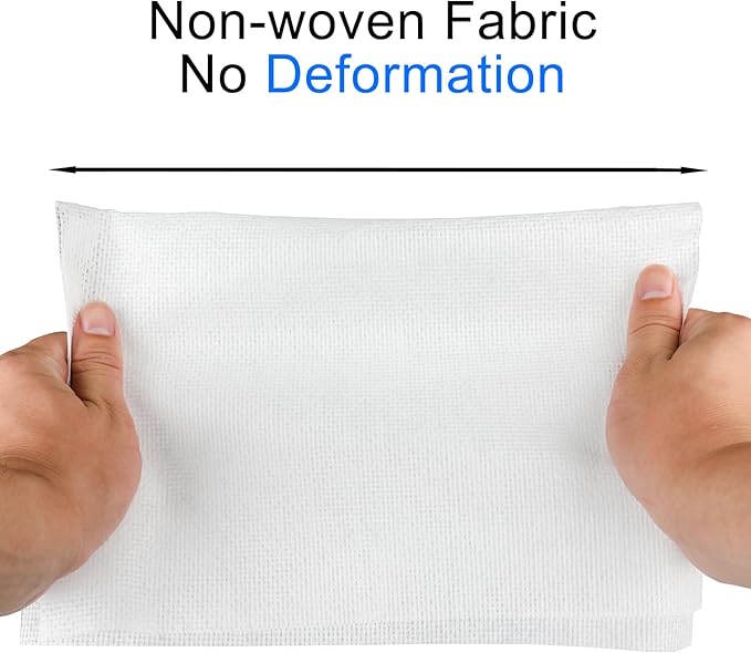 GLOYY Disposable Dish Cloth and Cleaning Handi Wipes, 100ct, Multi-Use Rags for Kitchen, Bathroom and Windows, White