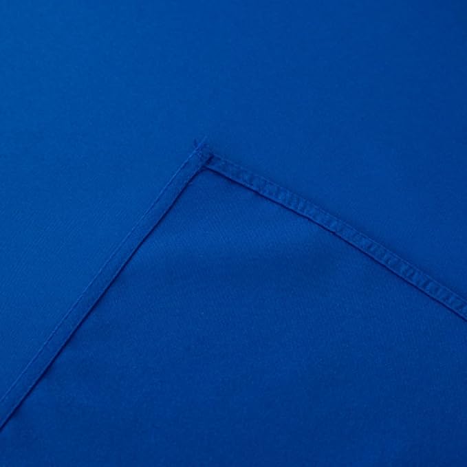 Rectangle Stain and Wrinkle Resistant Washable Polyester Table Cloth, Decorative Fabric Table Cover for Dining Kitchen Tables, Parties and Camping, 54 x 108 Inch,2 Pack,Blue