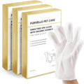 FURVELLO Nourishing Pet Glove Wipes for Dogs & Cats, 4-in-1 Grooming Wipes (Cleaning, Combing, Massaging, Caring), 7 Plant Extracts, Eco-Friendly & Natural, 18PCS (Dog Wipes Cleaning Deodorizing)