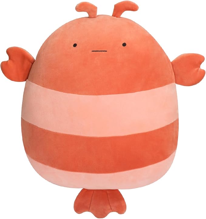 Zielind Lobster Plush Pillow, 16 inch Lobster Stuffed Animal Plush Toy Cute Plush Animal Pillows for Birthday, Valentine, Christmas