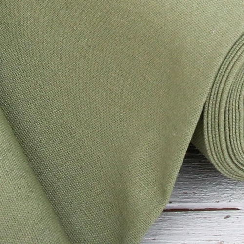 3 Yard Cut of Threadart Linen Fabric - Premium Cotton Linen Fabric for Embroidery, Cross Stitch, Apparel, Canvas, Home Décor- 55" Width - Moss Green