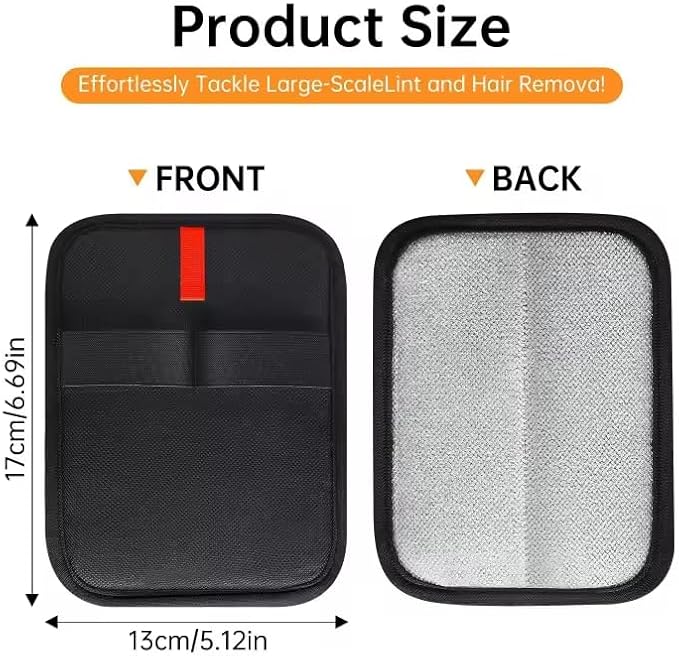2 Pack 2025 Upgraded Electrostatic Pet Hair Removal Glove for Dogs and Cats Reusable Pet Hair Remover Tool for Bed Carpets Clothing Couch Car Seats Mitts with Strong Grip Pet Hair Gloves