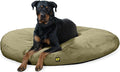 K9 Ballistics Tough Round Nesting Pillow Dog Bed - Removable Cover, Washable, Durable & Water Resistant Indoor/Outdoor Bed - Large, Sage Green