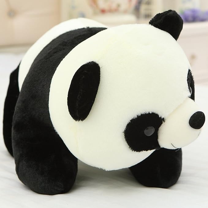 VSFNDB Stuffed Panda Animal Plush Toy 12 Inches Animal Stuffed Plushies Super Soft Cute Cuddly Pillow Cushion Stuff Dolls Birthday Xmas Gifts for Children Kids Boys Girls Room Decor Bedtime, 12Inches