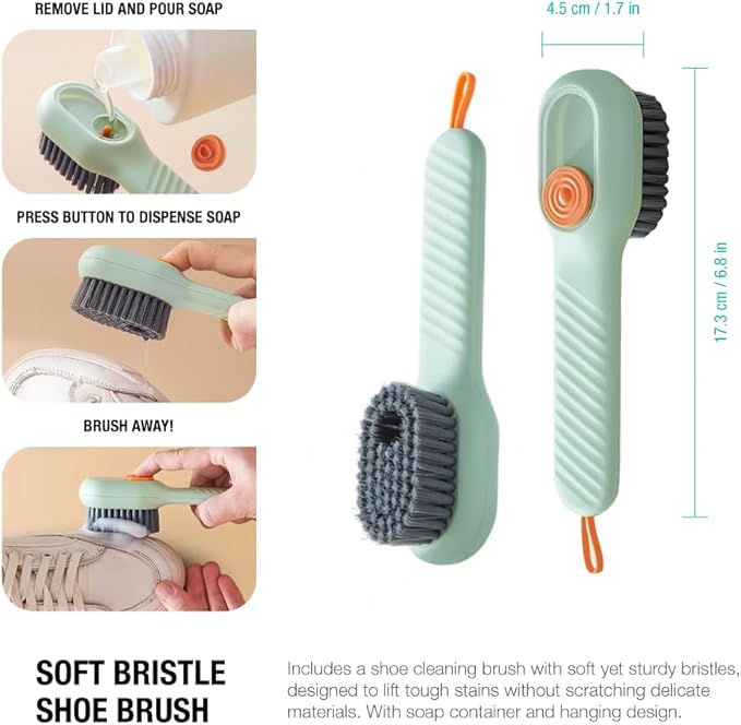 4 pieces Shoe Washing Machine Bag, 3 Shoe Cleaning Bag with Shoe Cleaning Brush, microfiber fabric Shoe Bag for Washing Machine, gray Shoe Washing Bag, Shoe Laundry Bag, Shoe Cleaner Bag