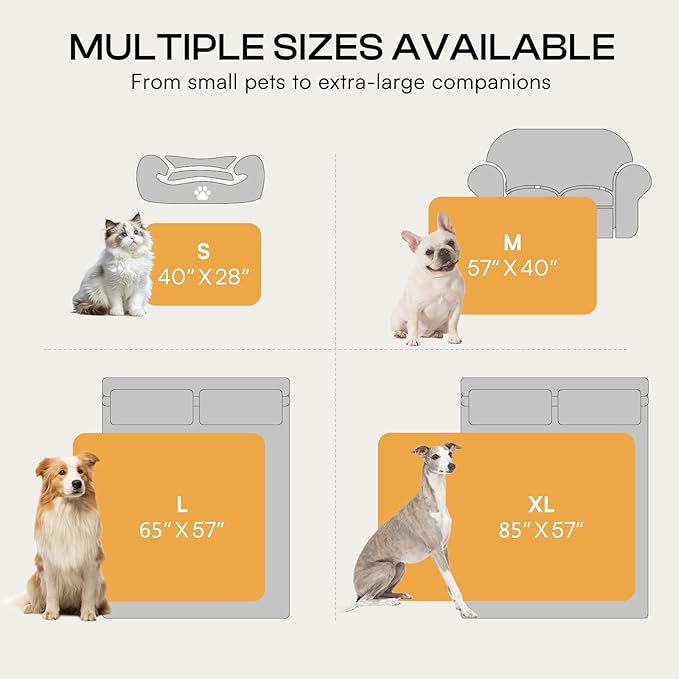 Luciphia Waterproof Dog Blanket for Small Puppy Ultra-Soft Calming Cut Pile Flannel Throw Durable & Warm Furniture Protection for Couch Car Pet Cat Blanket Machine Washable Deep Navy,S(40''x28'')