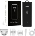 Tileon Feet Hair Trimmer, Dog Clippers,Quiet Washable USB Rechargeable Cordless Dog Grooming Kit,Electric Pets Hair Trimmers Shaver Shears for Dogs and Cats Black