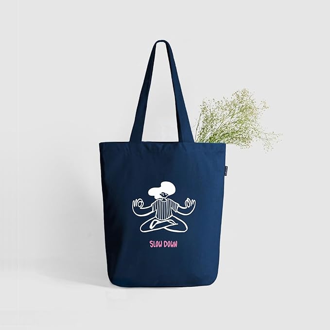 Ecoright Tote Bag for Women with Zipper, Small Tote Bag, Canvas Bag, Reusable Cotton Bag for Beach, Grocery, School & Work