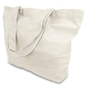 TOPDesign 6-Pack Super Strong Large 12oz Cotton Canvas Tote Bags, Reusable Grocery Shopping Cloth Bags, Fashionable Two-Tone Totes for Crafts, DIY Your Creative Designs