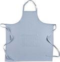 Solino Home 100% Pure Linen Apron for Women & Men - Full Midi Bib Apron Adjustable Neck Strap with Center Pockets for Kitchen