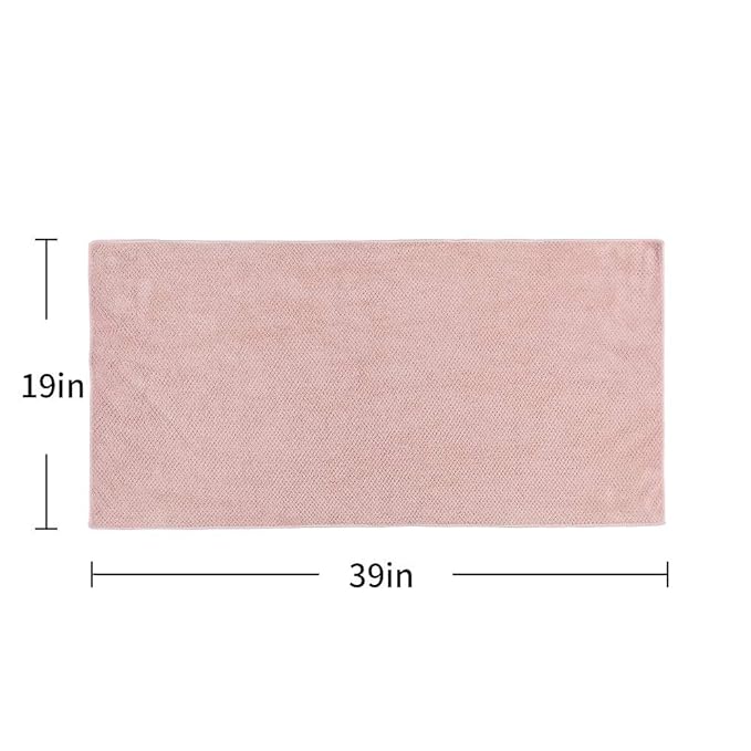 Laojbaba Microfiber Hair Towel Quick Dry Hair Towel Hair Drying Towels Suitable for All Kinds of Hair Ultra Absorbent Long and Thick Hair 19X39inch Dark Brown (1pcs)