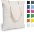 TOPDesign 3 | 6 | 12 | 24 | 48 | 192 Pack Economical Cotton Tote Bags, Lightweight Medium Reusable Grocery Shopping Cloth Bags, Suitable for DIY, Advertising, Promotion, Gift, Activity (3-Pack)