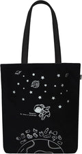 Ecoright Tote Bag for Women with Zipper, Small Tote Bag, Canvas Bag, Reusable Cotton Bag for Beach, Grocery, School & Work