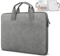 Lacdo Protective Laptop Case Sleeve for 16 inch New MacBook Pro M4/M3/M2/M1 Pro/Max A3403 A3186 A2991 A2780 A2485 A2141 2024-2019, 15 inch Microsoft Surface Laptop 7 6 5 4 3 Computer Bag, Dark Gray