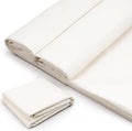 10 Yards x 63 Inches Cotton Muslin Fabric, Natural Unbleached Muslin Linen Fabric by The Yard, Medium Weight Draping Fabrics for Sewing Material Quilting Apparel Cloth