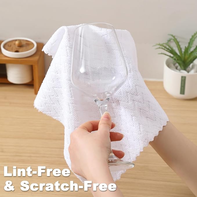 Tigona 80 Pack Microfiber Cleaning Cloth Roll Reusable Paper Towels 12"x12" Tear Away Cloth,Absorbent Dish Rags for House Kitchen,Wash Cloths,Lint Free Rags for Window Cars Cleaning Supplies