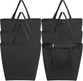 Segarty Canvas Tote Bag Bulk, 6 Pack 20x15.7 Canvas Bags for Women, Reusable Totes Aesthetic with Blank Natural Cotton Cloth for DIY, Grocery Shopping, Beach, Travel，Gift