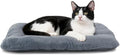 Dog Crate Bed for Extra Small Dogs Washable & Anti-Slip Ultra Soft Dog Beds Kennel Pad for Pets Cozy Sleeping Mat, Dark Grey 22inch