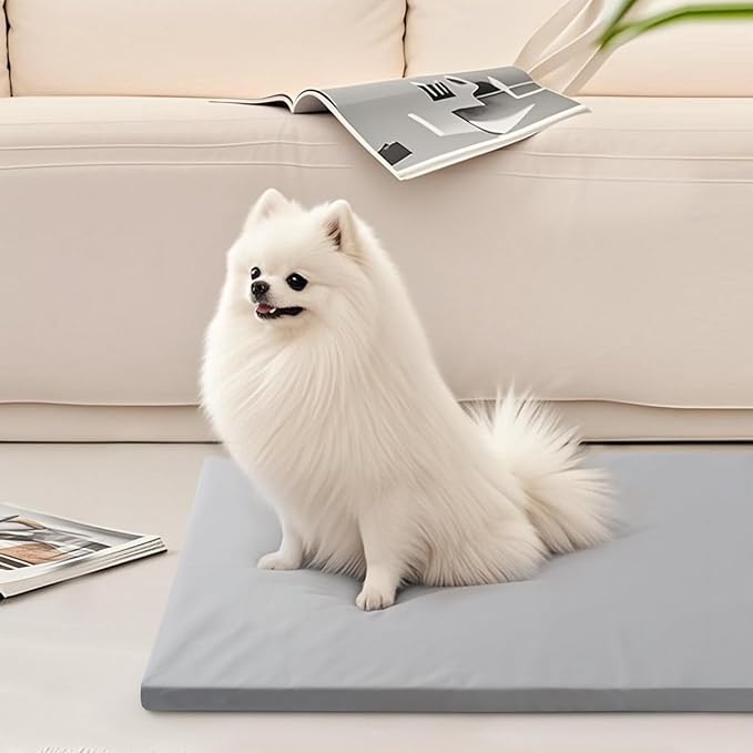 Liliowons Dog Mat,19"x 30"Dogs Crate Pad,Indoor Non-Slip & Waterproof Dog Mat,Easy Wipe Clean in Seconds，Sleeping for Floor,Car,Sofa,Crate